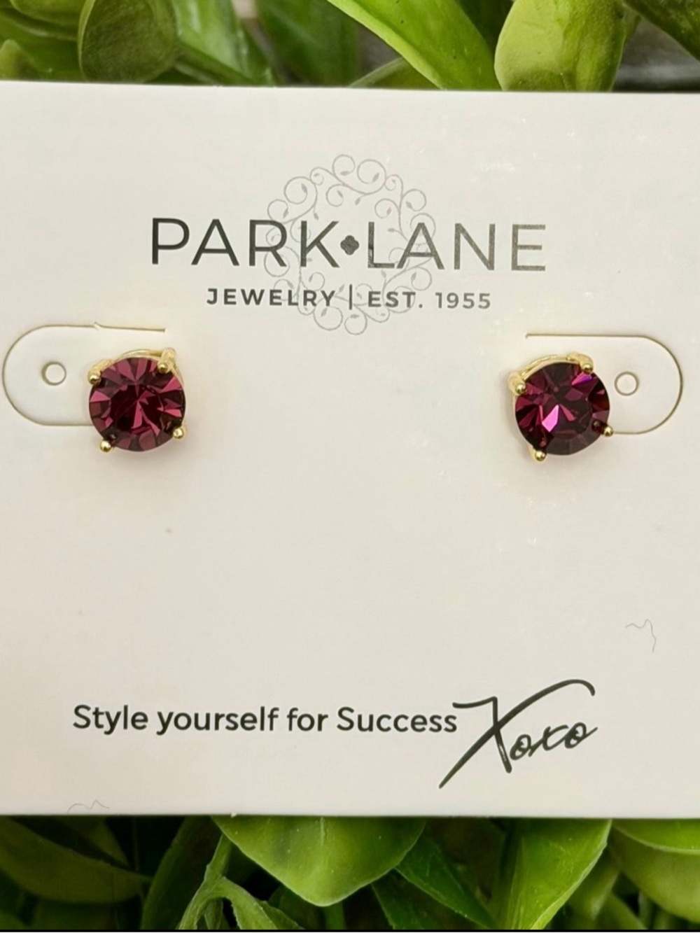 Park Lane ‘Color Crush Edit’ Amethyst Impression Earrings Limited Edition! NWT